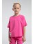 Kız Çocuk Pembe Bermuda Takım 2