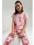 Kadın Turuncu Kısa Kol Pijama Takım 1