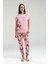 Kadın Turuncu Kısa Kol Pijama Takım 2
