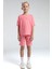 Kız Çocuk Pembe Bermuda Takım 1