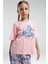 U.S. Polo Assn.. Kız Çocuk Turuncu Kısa Kol Pijama Takım 2