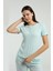 Kadın Yeşil Kısa Kol Pijama Takım 4