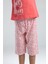 Kız Çocuk Pembe Kapri Takım 3
