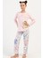 Kız Çocuk Uzun Kol Pembe Pijama Takım C0T3N2O504 1