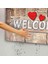 Ahşap Desenli Welcome Kapı Önü Paspası 5