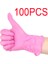 150G Pembe Eldiven Tarzı L Boyutu Tek Kullanımlık Nitril Eldiven Bahçe Iş Eldiveni Su Geçirmez ve Yağ Geçirmez Mutfak Bulaşık Ev Temizlik Araçları (Yurt Dışından) 2