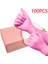 Pembe 100 Adet Eldiven Tarzı Xl Boyutu Mutfak Kullanımı Için Güçlü Tek Kullanımlık Pembe Nitril Eldivenler Pvc Antistatik Lateks Ücretsiz Dövme Mekanik Iş Eldivenleri (Yurt Dışından) 3