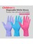 Çocuk PURPLE100PCS Tarzı S Beden Çocukların Tek Kullanımlık Nitril Eldiven Gıda Kauçuk Eldiven Çocukların Boyama ve Oyun Bulaşık Yıkama Temizlik Eldivenleri (Yurt Dışından) 4