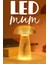 LED Mum Kristal Tip Pil Dahil Dumansız Alev Ledli Yapay Dekoratif Mum Dekor Işığı Şeffaf PT429 1