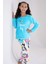Kız Çocuk Uzun Kol Welsoft Mint Pijama Takım C6T8N0O303 4