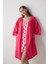 Carrie Printed Açık Pembe Gecelik - Loves Paris Koleksiyonu 2