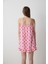 Carrie Printed Açık Pembe Gecelik - Loves Paris Koleksiyonu 4