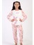 Kız Çocuk Uzun Kol Welsoft Pembe Pijama Takım C9T2N0O403 2