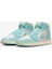 Air Jordan 1 Mid Unisex Leather Sneaker Hakiki Deri Bilekli Günlük Spor Ayakkabı Yeşil 3