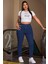 Kadın Yüksek Bel Skinny Fit Jeans Büyük Beden Kot PantolonC597 1