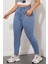 Kadın Yüksek Bel Skinny Fit Jeans Büyük Beden Kot PantolonC597 5