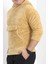 Kanguru Cep Kapşonlu Peluş Sweat Camel - 9062.1153. 5