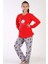 Kız Çocuk Uzun Kol Polar Kırmızı Pijama Takım C4T0N0O503 1