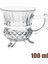 RYG8071 Loretta Çay Kahve Meşrubat Bardağı 6'lı Ayaklı Çay Bardağı Takımı Cam Fincan Seti Mug 100 ml 5