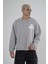 Bisiklet Yaka Darkness Baskılı Oversize Unisex Sweatshirt 1