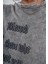 Bisiklet Yaka Yazı Nakışlı Yıkamalı Oversize Kalıp Unisex Sweatshirt 2