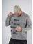 Bisiklet Yaka Yazı Nakışlı Yıkamalı Oversize Kalıp Unisex Sweatshirt 5