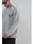 Bisiklet Yaka Ön ve Arka Basılı Yıkamalı Oversize Kalıp Unisex Sweatshirt 3