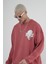 Bisiklet Yaka Darkness Baskılı Oversize Unisex Sweatshirt 2