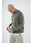 Bisiklet Yaka Yazı Nakışlı Yıkamalı Oversize Kalıp Unisex Sweatshirt 4