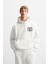Kapuşonlu So What Baskılı Oversize Kalıp Unisex Hoodie 2