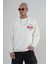 Bisiklet Yaka Darkness Baskılı Oversize Unisex Sweatshirt 1