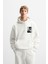 Kapuşonlu Oversize Kalıp Creative Proces Baskılı Hoodie 2