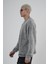 Bisiklet Yaka Ön ve Arka Basılı Yıkamalı Oversize Kalıp Unisex Sweatshirt 5
