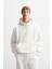 Kanguru Cepli Oversize Kalıp Unisex Düz Hoodie 2