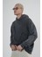 Yıkamalı Kapüşonlu Yama Detaylı Sweatshirt 2