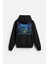 Kapuşonlu Starry Night Baskılı Oversize Kalıp Unisex Hoodie 1