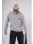 Bisiklet Yaka Leylek Baskılı Nakış Detaylı Sweatshirt 1