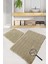 Victoria Cotton Stone 2'li Set Banyo Halısı, Paspası Bpmk 1