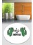 Gentle Çap Banyo Halısı Djt 120X120 Cm, Banyo Halısı , Banyo Paspası Yıkanabilir 1