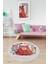 Bears Garden Çap Çocuk Halıs Djt Çocuk ve Bebek Halısı Yıkanabilir ,Leke Tutmaz 140 x 140 1
