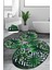 Tropic Djt 3 Lü Set Banyo Halısı Paspas Kaymaz Taban Yıkanabilir Klozet Takımı 1