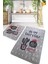 Valentine 2li Set Banyo Halısı Djt 1
