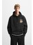 Kapuşonlu Luces Baskılı Oversize Kesim Hoodie 2