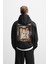 Kapuşonlu Luces Baskılı Oversize Kesim Hoodie 4