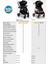 9 In 1 Yeni Doğan Full Set 950 Travel Sistem Bebek Arabası 330 Sallanır Ana Kucağı 2