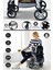 9 In 1 Yeni Doğan Full Set 950 Travel Sistem Bebek Arabası 330 Sallanır Ana Kucağı 8