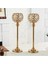 30Cm Altın Tarzı Kristal Tealight Mumluk Şamdan Cam Sütun Şamdanlar Düğün Masa Centerpieces Parti Ev Dekorasyonu (Yurt Dışından) 5
