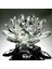 Bir Stil Kristal Lotus Cam Şekil Kağıt Ağırlığı Süsleme Feng Shui Dekor Koleksiyonu Eski Ev Dekor Aksesuarları El Sanatları Heykelcik ler (Yurt Dışından) 1