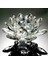 Bir Stil Kristal Lotus Cam Şekil Kağıt Ağırlığı Süsleme Feng Shui Dekor Koleksiyonu Eski Ev Dekor Aksesuarları El Sanatları Heykelcik ler (Yurt Dışından) 2