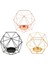 Altın Tarzı Iskandinav Tarzı 3D Geometrik Fincan Mum Standı Düğün Çay Işık Tutucu Centerpieces Duvar Asılı Şamdan Kılıf (Yurt Dışından) 2